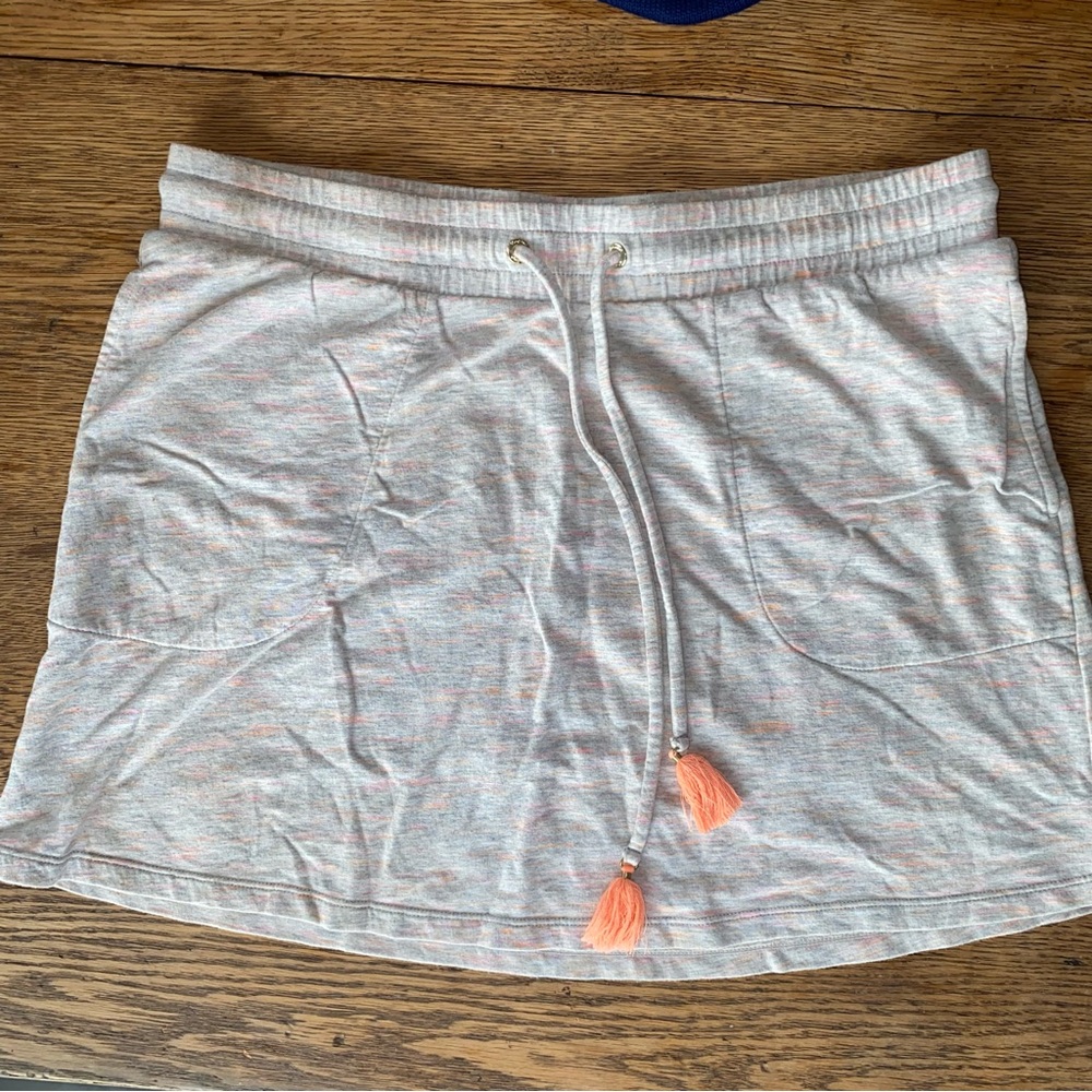 Lilly Pulitzer Gray and Pink Orange Skirt